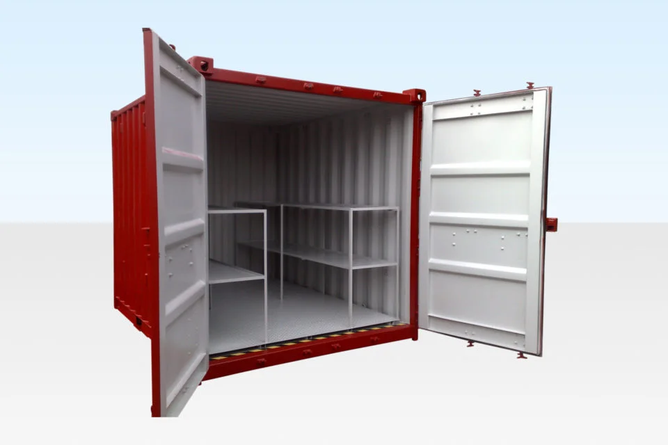10 x 8ft Flat Floor Bunded Store - Image 3