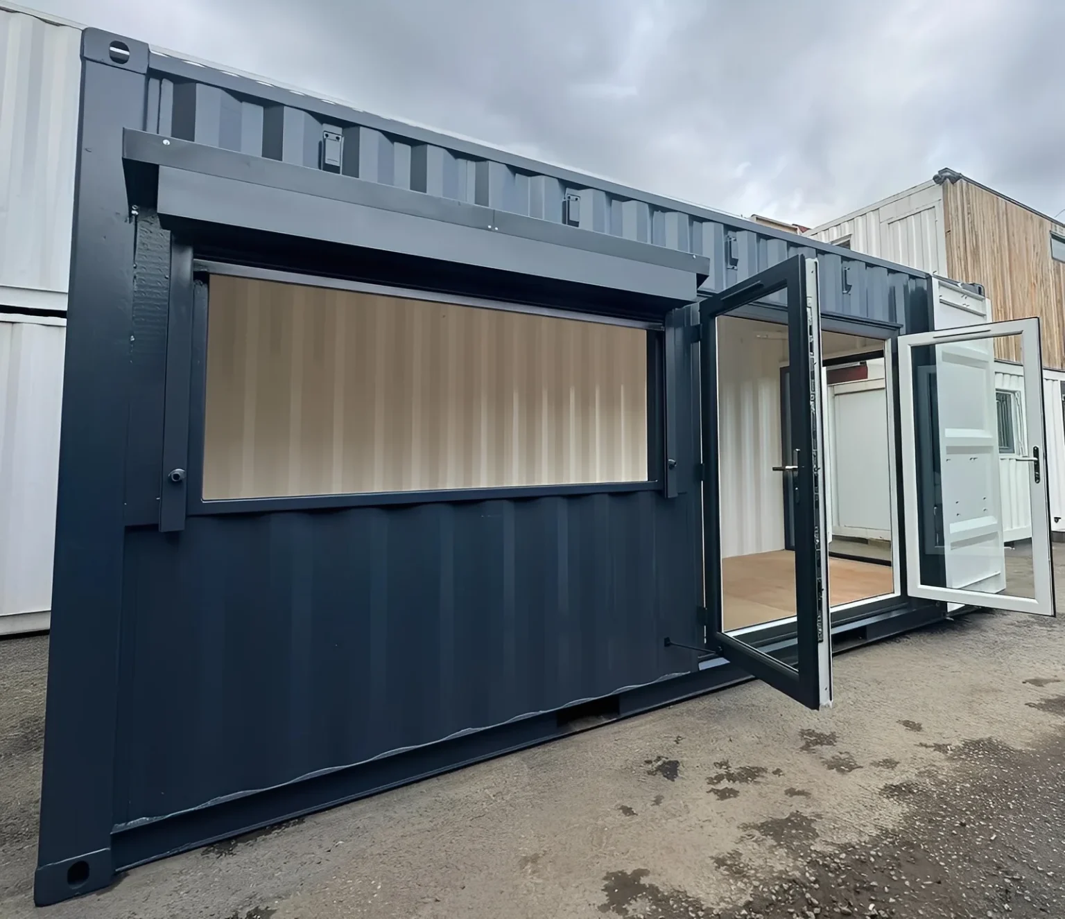 20ft x 8ft Custom Shipping Container Conversion – Portable Building - Image 2