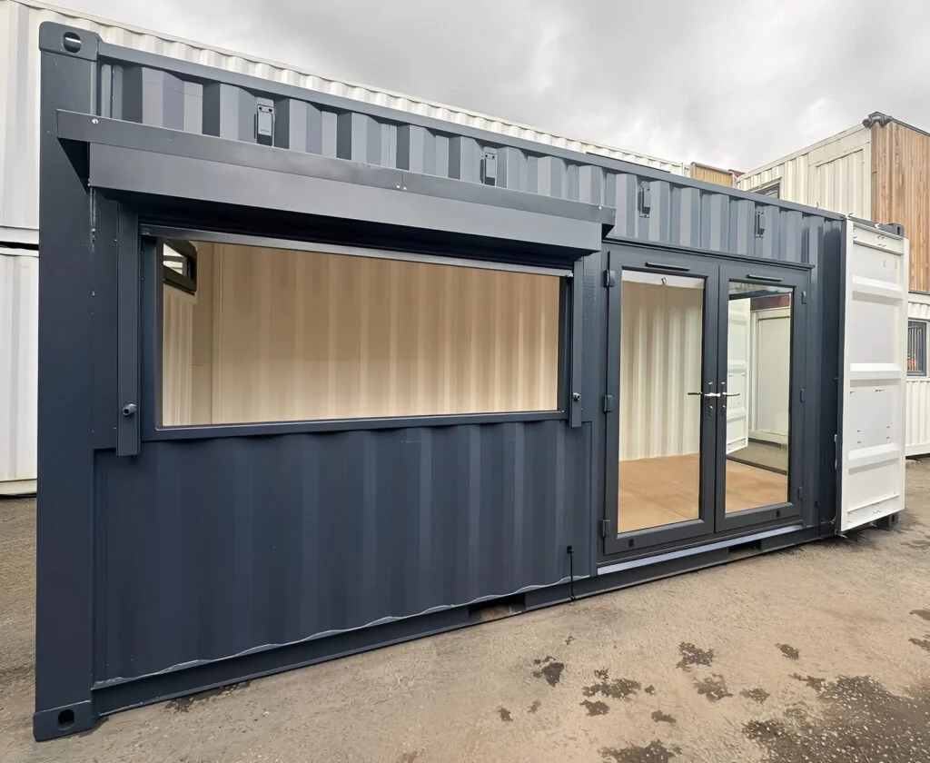 20ft x 8ft Custom Shipping Container Conversion – Portable Building - Image 4