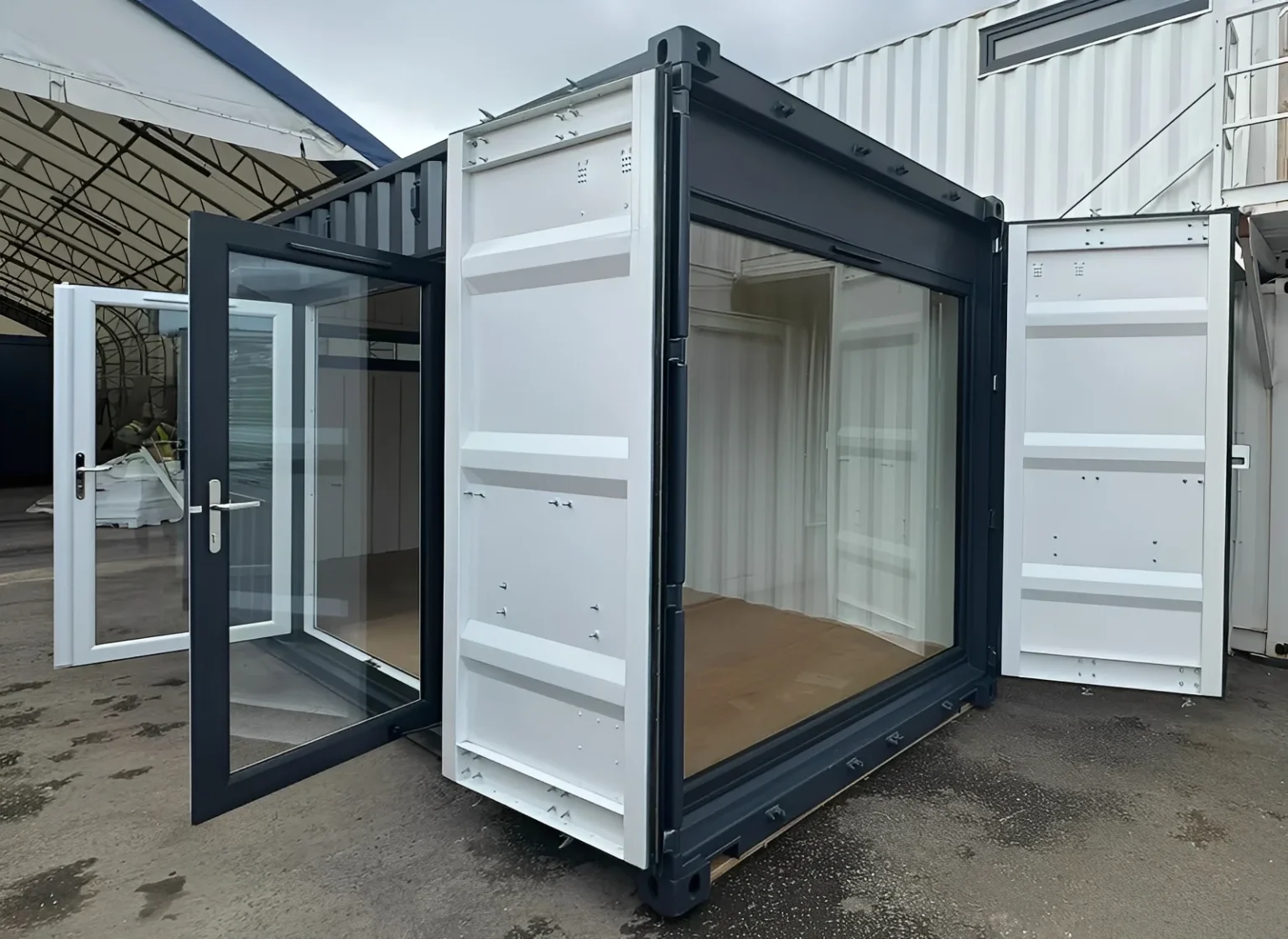 20ft x 8ft Custom Shipping Container Conversion – Portable Building - Image 5