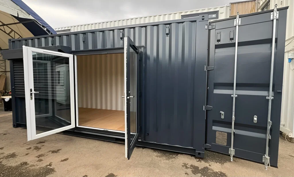 20ft x 8ft Custom Shipping Container Conversion – Portable Building - Image 11