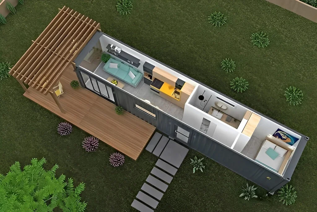 40Ft Living Container House – Shipping Container Home - Image 7